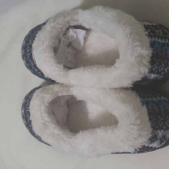 Warm memory foam knitted fur slippers - Picture 3 of 7